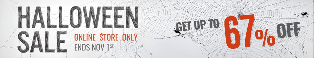 Halloween Sale — Get up to 67% off. Online store only; ends November 1st.