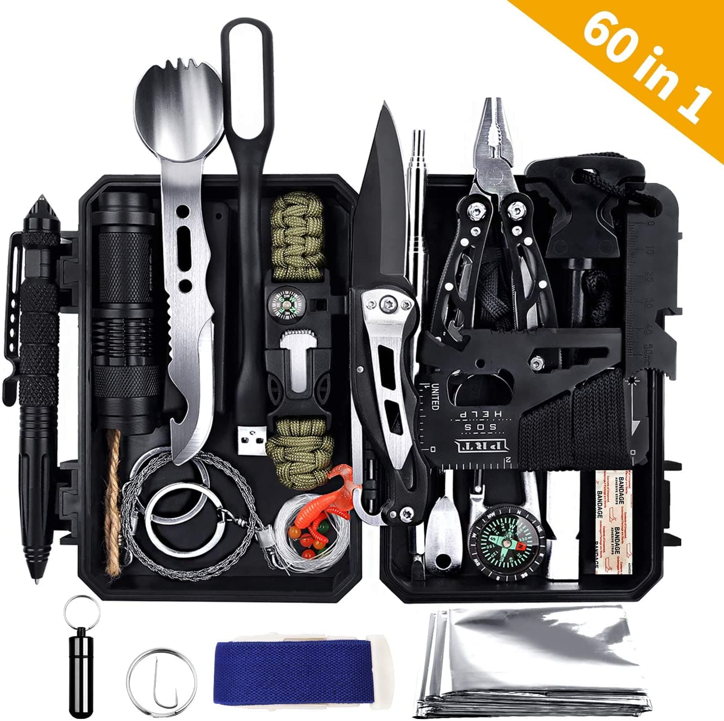Kit de Supervivencia PureFlow de 72 Horas (60 en 1)